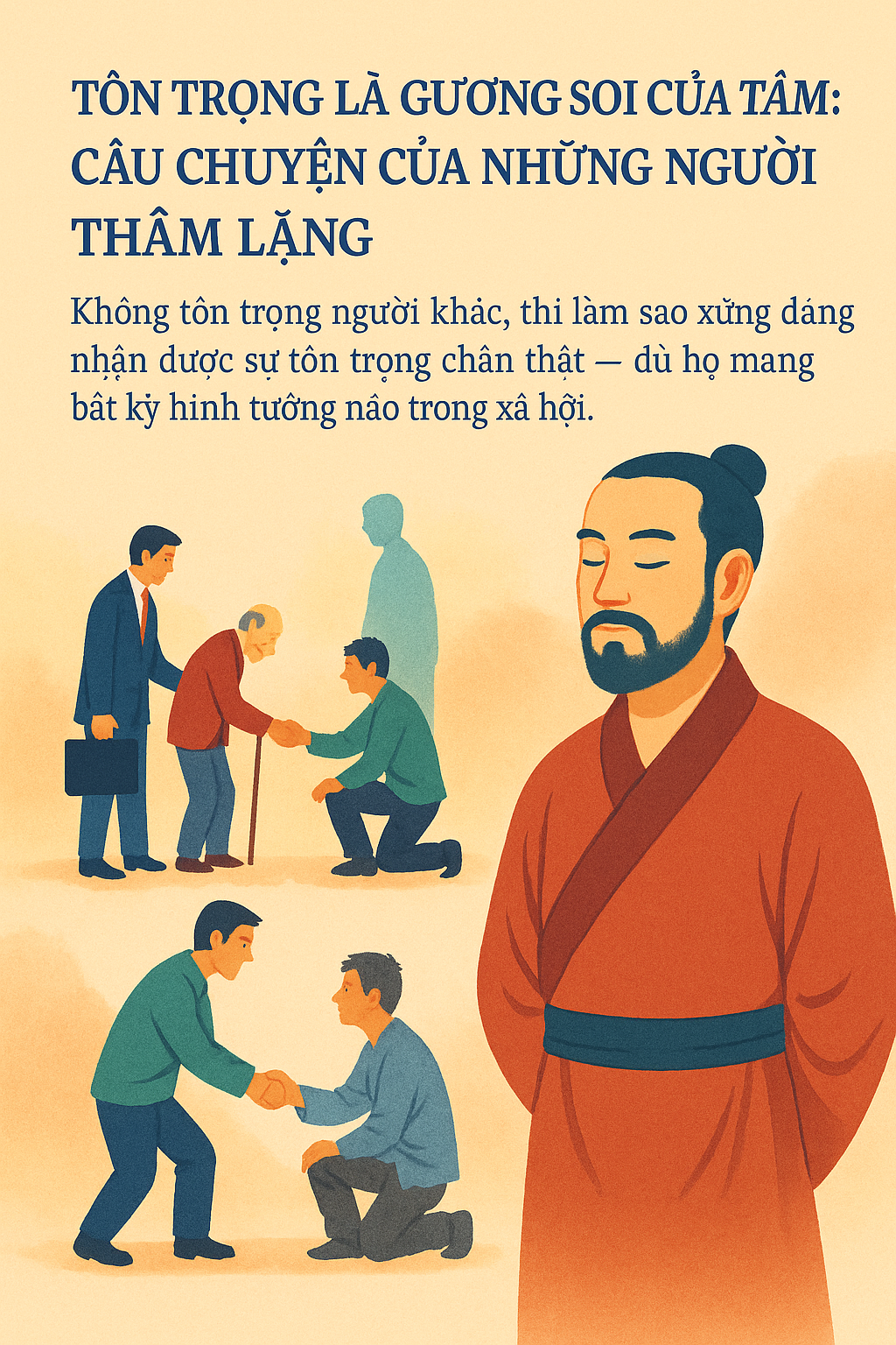 TÔN TRỌNG LÀ GƯƠNG SOI CỦA TÂM